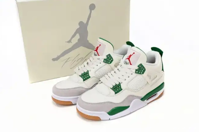 Rep DR5415-103 Jordan 4 Retro Pine SB Green 0509